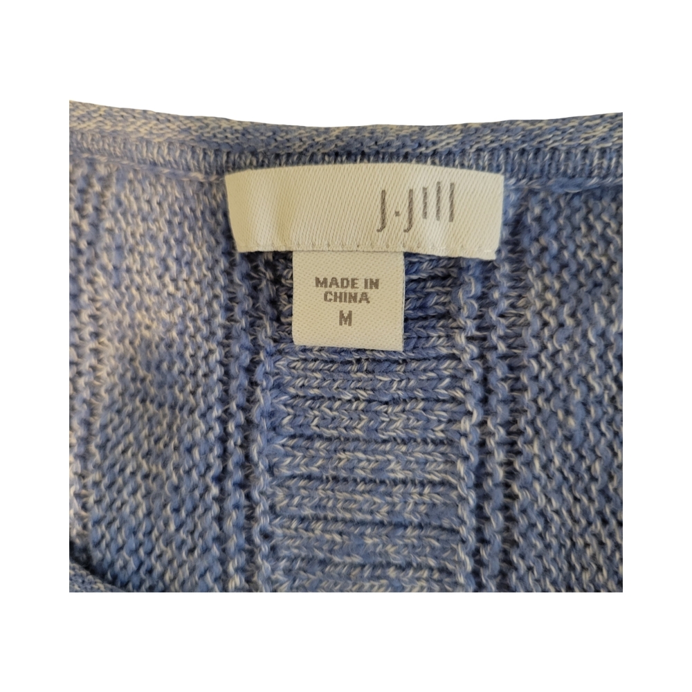J. Jill Light Blue Women's Textured Sweater - Picture 4 of 10